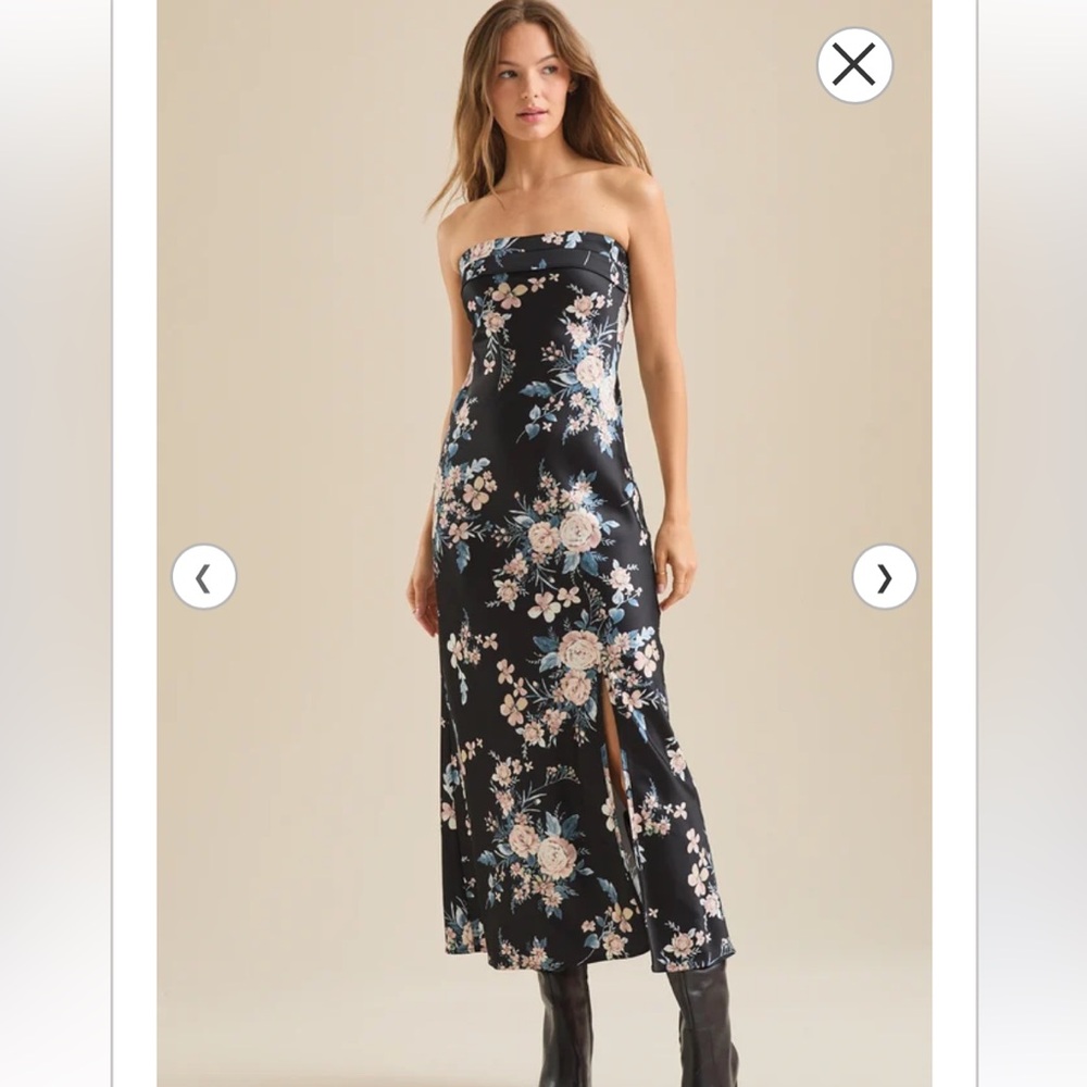 Altar'd State Angelique Floral Midi Dress